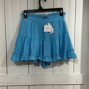 NWT AE Blue Ruffled Mini Skirt. (No longer available in store/online)